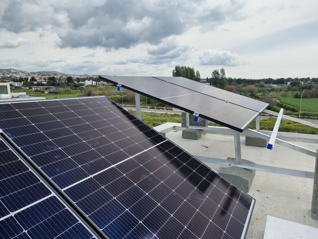 Solar Panels Cloudy Days Cyprus